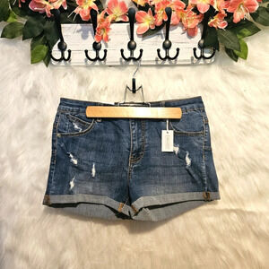 Est. Eighty Two Denim Shortie Jean Shorts